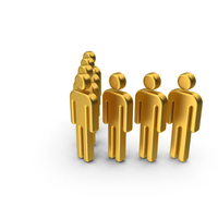 Group of Seven Men Gold PNG & PSD Images