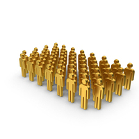 Gold Group of People PNG & PSD Images