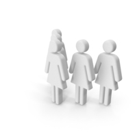 Group of Five Women PNG & PSD Images