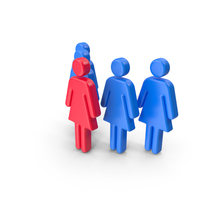 Group of Five Women PNG & PSD Images