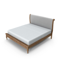 King Bed Calhoun Oak PNG & PSD Images