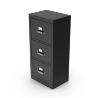 Black Filling Cabinet PNG & PSD Images