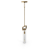 Machinist Glass Cylinder Pendant PNG & PSD Images