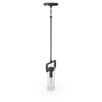 Machinist Glass Cylinder Pendant PNG & PSD Images