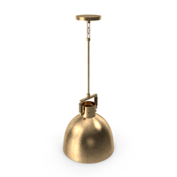 Machinist Metal Cloche Pendant PNG & PSD Images