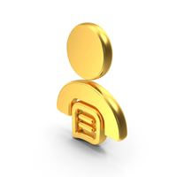 User Message Gold Symbol PNG & PSD Images