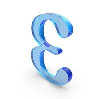 Glass Epsilon Icon PNG & PSD Images
