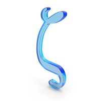 Glass Greek Letter Zeta Icon PNG & PSD Images