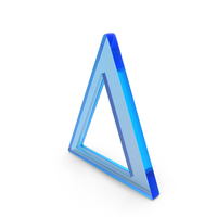 Glass Mathematical Delta Icon PNG & PSD Images