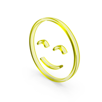 Glass Smile Icon PNG & PSD Images