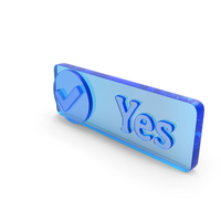 Yes Check Marks Board Icon Glass PNG & PSD Images