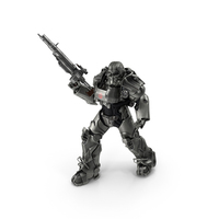 Fallout Combat Infantry Armor Walking PNG & PSD Images