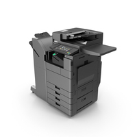 Laser MFP Black with Booklet Finisher PNG & PSD Images