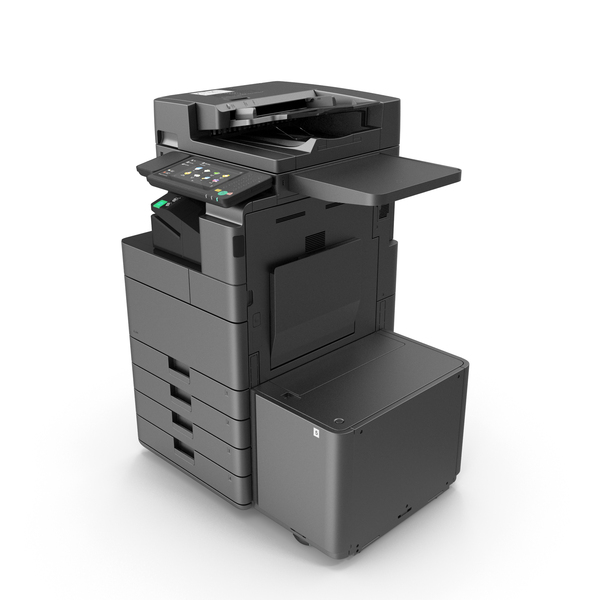 Laser MFP Black With Paper Deck Unit Tray PNG & PSD Images