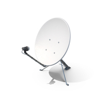 Satellite Dish For Floor White PNG & PSD Images