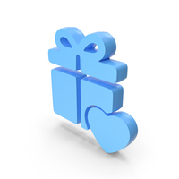 Heart Gift Box Logo PNG & PSD Images