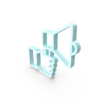 Megaphone In Hand Symbol PNG & PSD Images