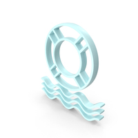 Lifebuoy Water Waves Icon Symbol PNG & PSD Images