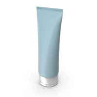 Cosmetic Tube (Blue) PNG & PSD Images