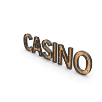 Casino Sign With Bulb PNG & PSD Images