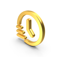 Rush Time Gold Symbol PNG & PSD Images