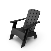 4-Slat Tall Adirondack Chair PNG & PSD Images