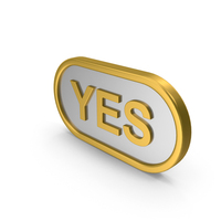 Metal Icon Yes PNG & PSD Images