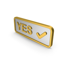 Metal Yes Check Mark Icon PNG & PSD Images