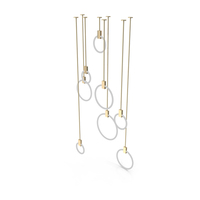Ceiling Modern Chandelier Circle PNG & PSD Images
