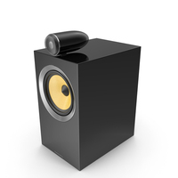 Bowers & Wilkins CM6 S2 Gloss Black PNG & PSD Images