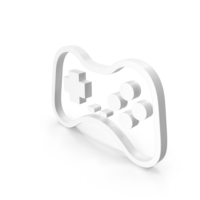 Game Pad Icon White PNG & PSD Images