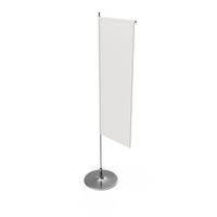 Advertising Flag (White) PNG & PSD Images
