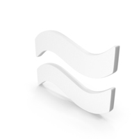 White Approximately Mathematical Icon PNG & PSD Images