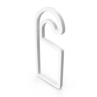 White Door Hanger Icon PNG & PSD Images