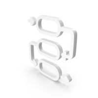 White In Process Computer Icon PNG & PSD Images