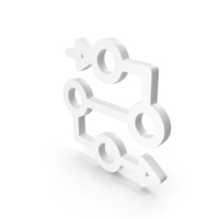 White In Process Computer Icon PNG & PSD Images