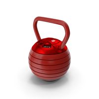 Adjustable Kettlebell Red PNG & PSD Images