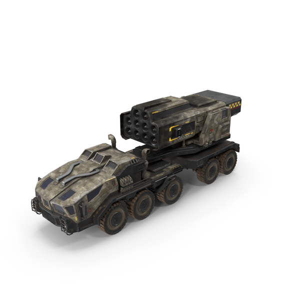 Futuristic Missile Truck Dirty PNG & PSD Images