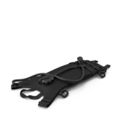 Hydration Backpack Carrier Black Lying PNG & PSD Images