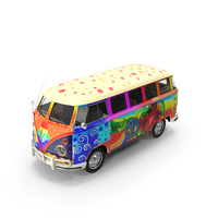 Hippie Volkswagen Bus PNG & PSD Images