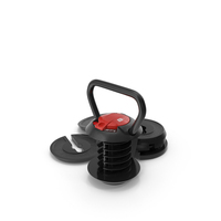 Kettlebell With Disks PNG & PSD Images