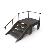 Metal Stairs Old PNG & PSD Images