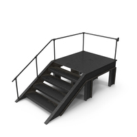Metal Stairs Painted PNG & PSD Images