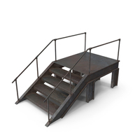Metal Stairs Old PNG & PSD Images