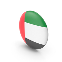 Golden Flag Badge of United Arab Emirates PNG & PSD Images