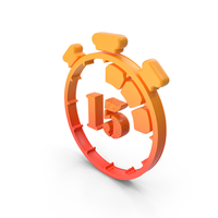 Stop Watch Timer 15 Color PNG & PSD Images