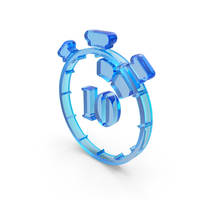 Stop Watch Timer 10 Glass PNG & PSD Images