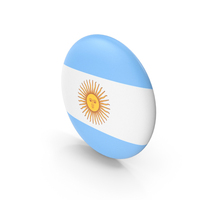 Golden Flag Badge of Argentina PNG & PSD Images