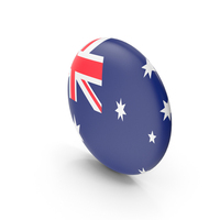 Golden Flag Badge of Australia PNG & PSD Images