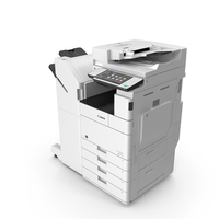 MFP Canon Image RUNNER ADVANCE 4551i II with Paper Deck Unit F1 PNG & PSD Images